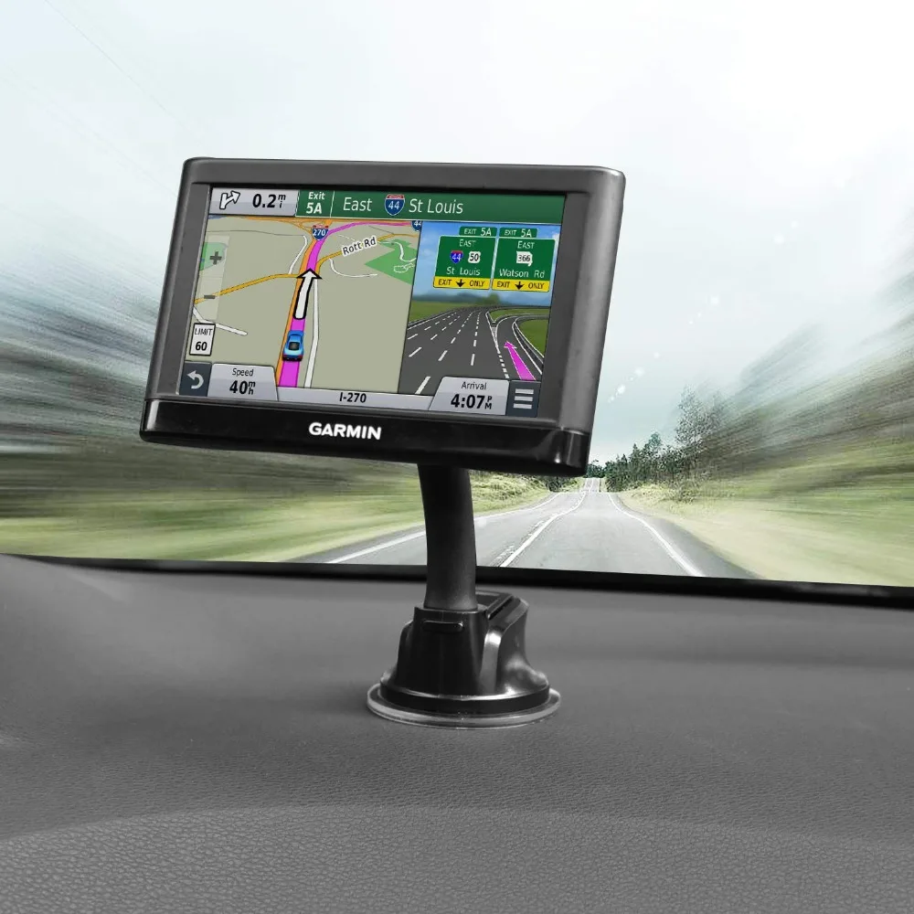 GPS присоска крепление для Garmin [5 дюймовый рычаг гусиная шея] Замена приборной