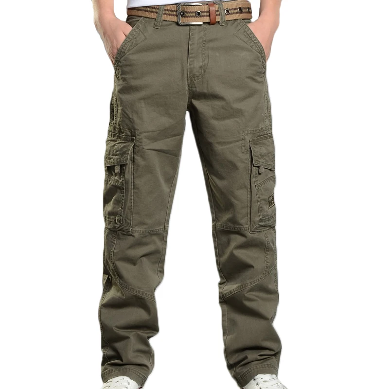 Мужские Мешковатые прямые брюки повседневные хлопковые мужская верхняя одежда с