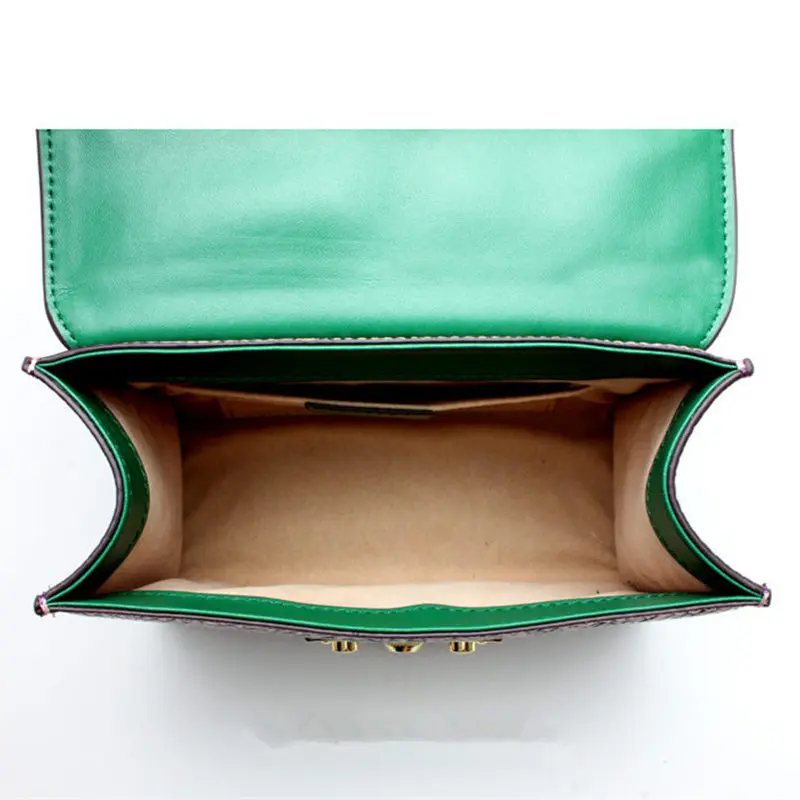 Лидер продаж 2017 Высококачественная женская сумка из натуральной кожи с цепочкой