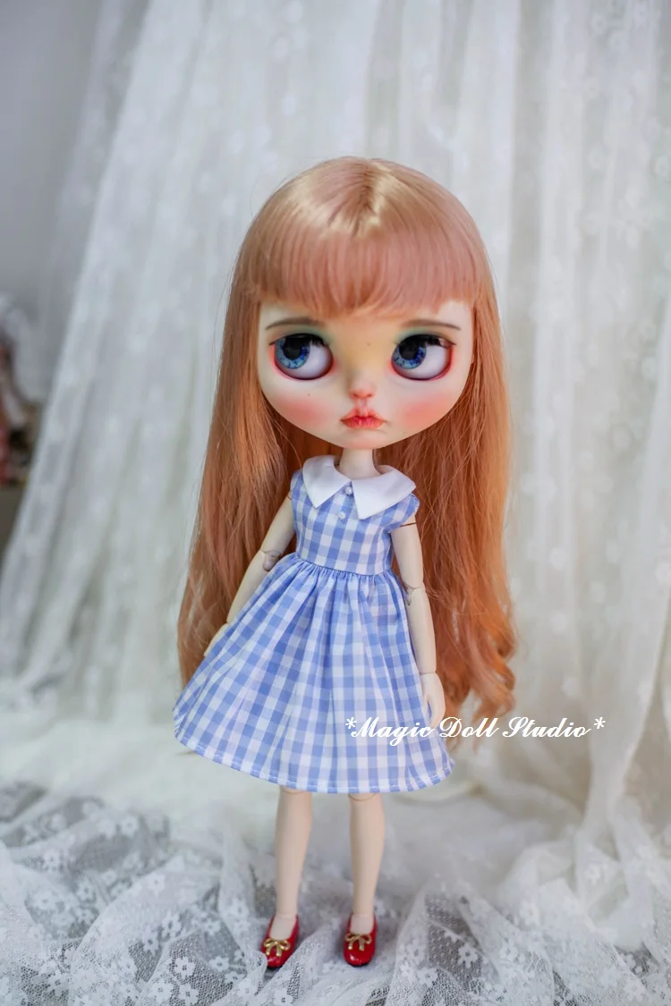 [MG688] Новинка года Neoblythe куклы наряды# черный жилет в сетку платье для Neoblythe Azone OB24 куклы в розницу