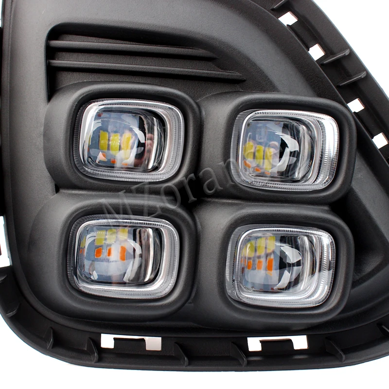 DRL для Hyundai Creta IX25 2017 2018 Южной Америки версия 2 шт. Светодиодный дневной светильник