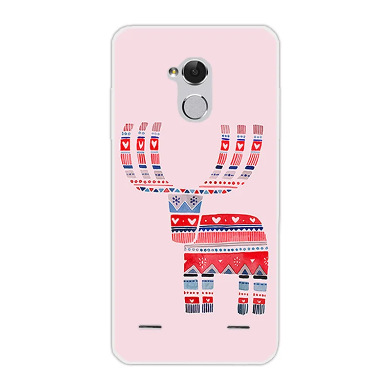 Силиконовый чехол для ZTE Blade V7 Lite тонкий телефона 5 0 дюйма с Рождеством чехлы V 7