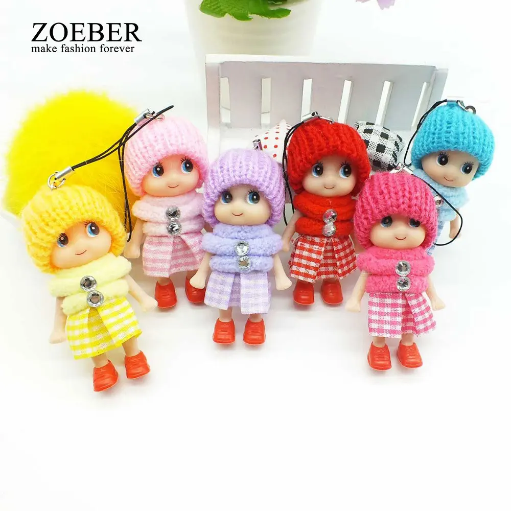 ZOEBER Забавные игрушки брелок для ключей мягкие интерактивные детские куклы