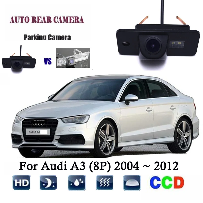 Камера заднего вида для Audi A3 (8 P) 2004 ~ 2012 CCD камера ночного видения вида|Камеры авто|