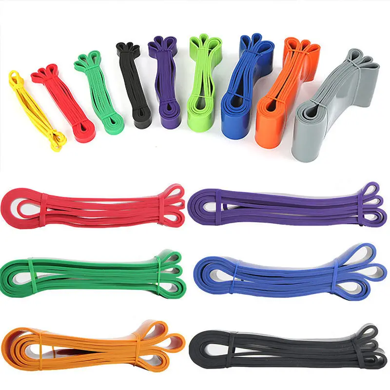 Сверхмощный эспандер петля мощный Тренажерный Зал Фитнес упражнения Йога