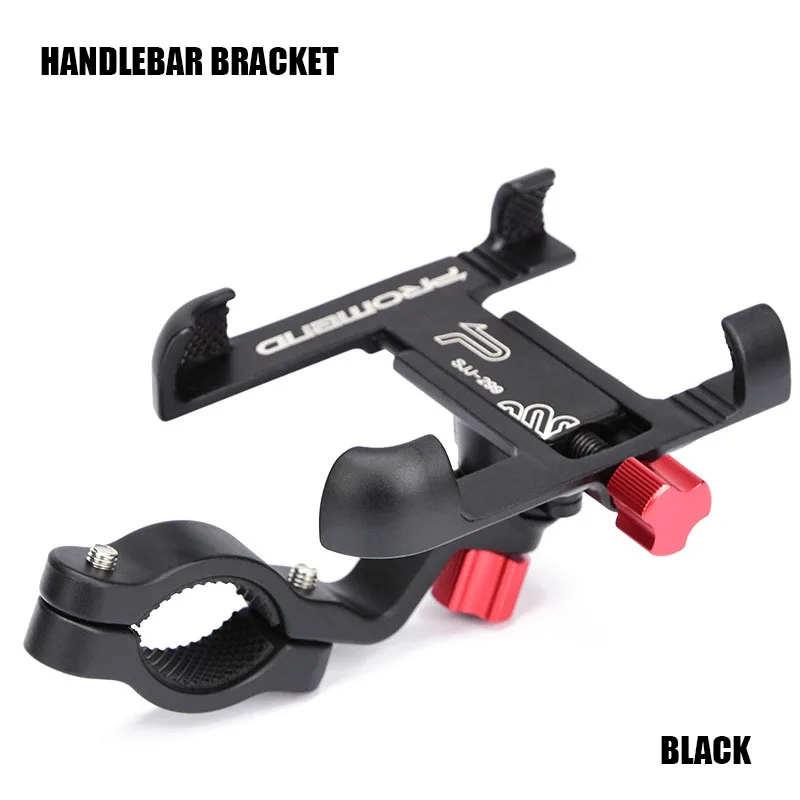 Handlebar Black Vmonv алюминиевый мотоциклетный велосипедный держатель заднего вида для телефона для iPhone X 8P Универсальный Велосипедный руль подставка крепление для samsung S8 S9 - Цвет: Handlebar Black