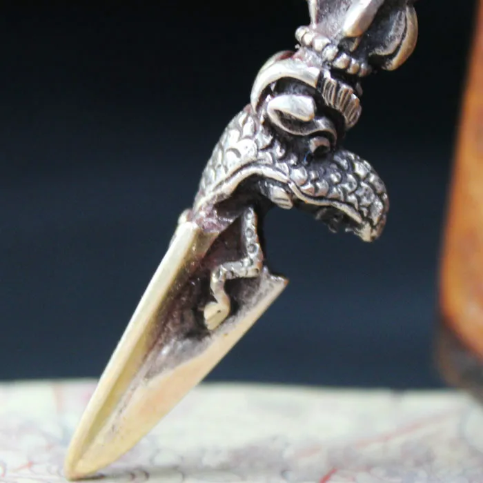 Мини размер ручной работы непальская медная Ваджра Тибетские буддийские