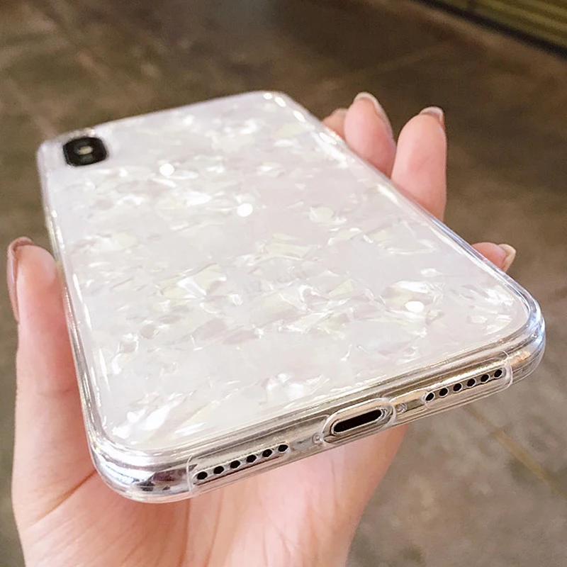Чехол на корпус телефона Kerzzil Bling Conch для iPhone 8 Plus чехол 6 6s 7 X Модный мягкий из