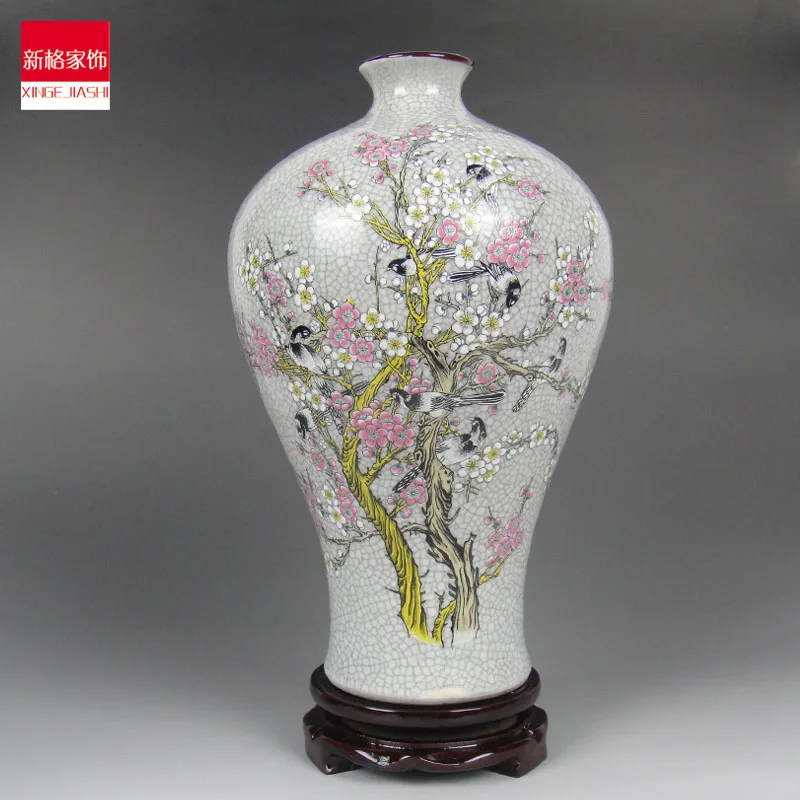 

Shipping seckill Jingdezhen ceramics xishangmeishao antique vase porcelain kiln crackle glaze decoration
