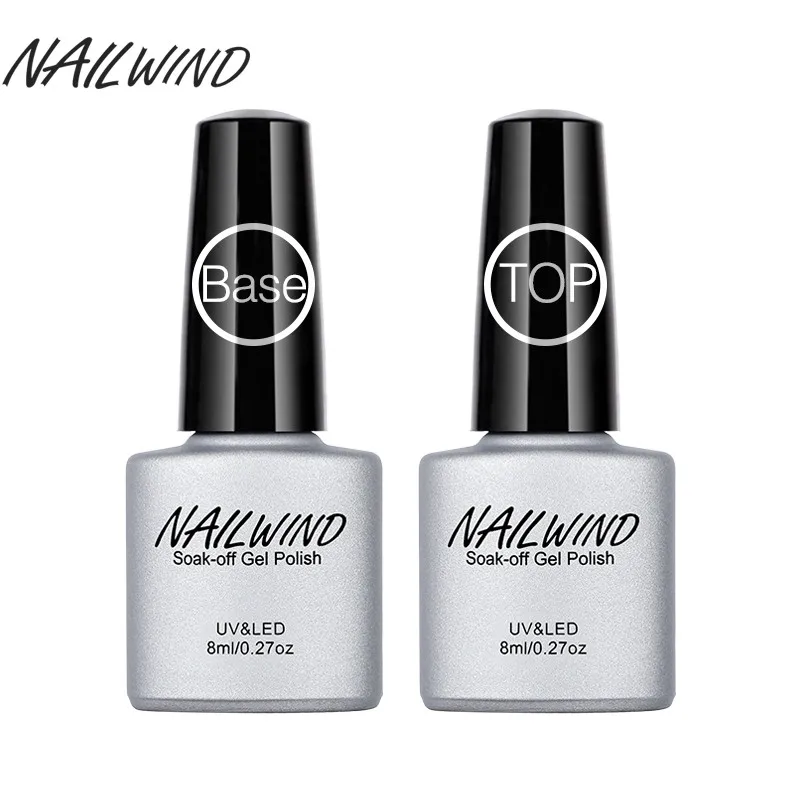 NAILWIND 8 мл Удлиненный топ УФ гель лак для ногтей блестящий герметик маникюрный