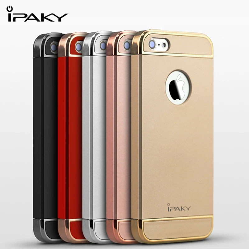 Чехол для iPaky iPhone 5S se Жесткий ПК 3 в 1 Гибридный чехол задней панели IPhone защитная