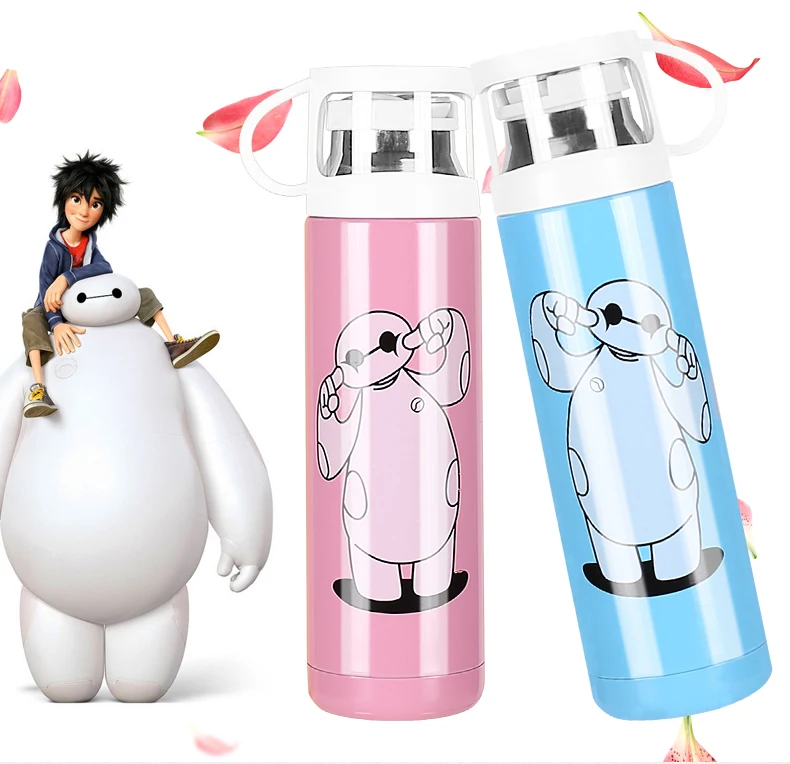 Kawaii Большой Герой Нержавеющая сталь с изоляцией термос пуля чашки Кофе кружка/Спорт Термальность бутылки воды вакуума Рождественский подарок