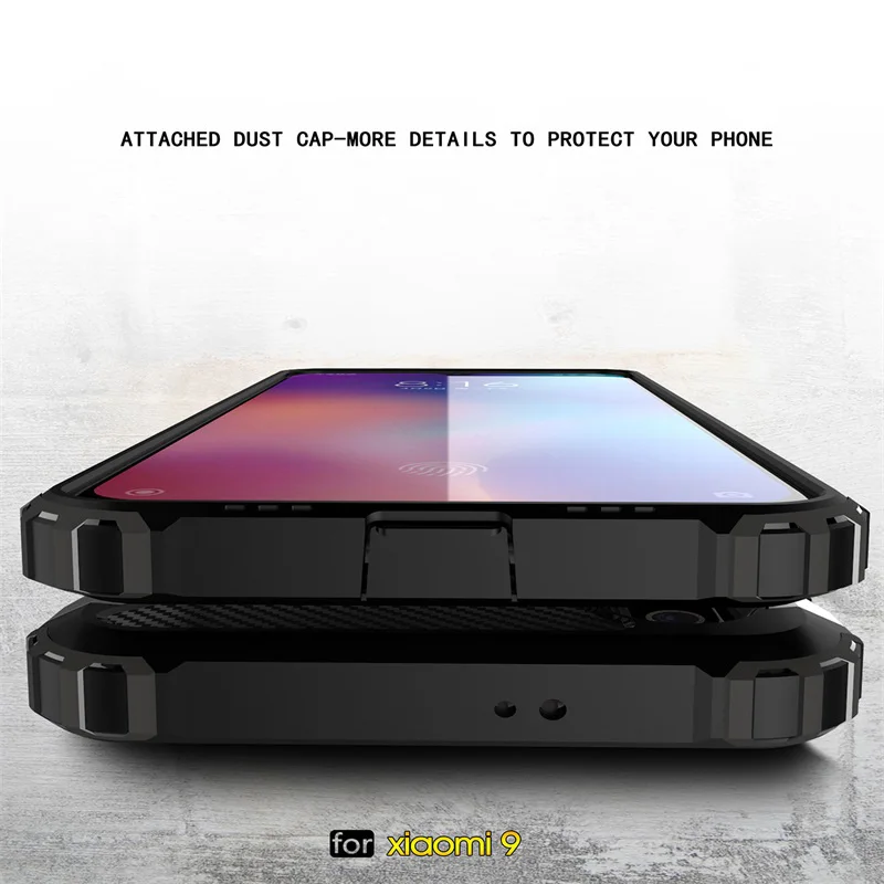 Роскошный прочный двухслойный защитный чехол для Xiaomi Mi9 SE Mi 9 телефона