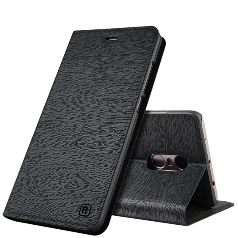 Kickstand с карманом для карт Xiaomi Redmi Note 4 X Чехол Флип Бумажник кожаный чехол