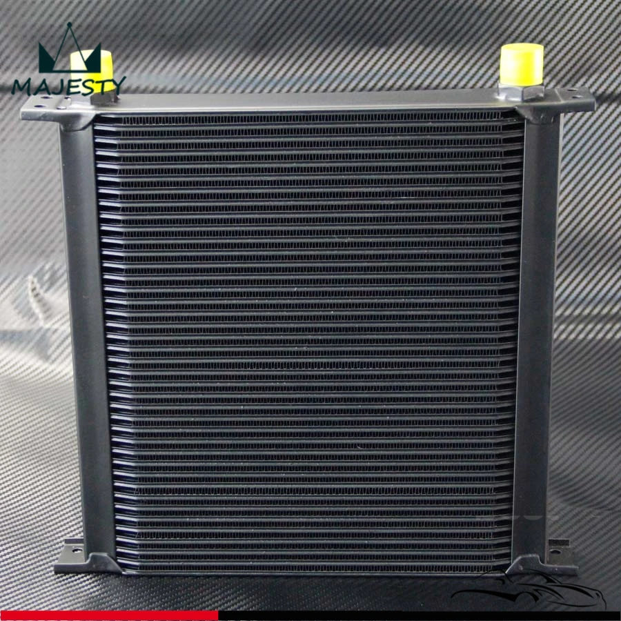 

40 Row AN10 Aluminum Engine & Transmission Oil Cooler Black