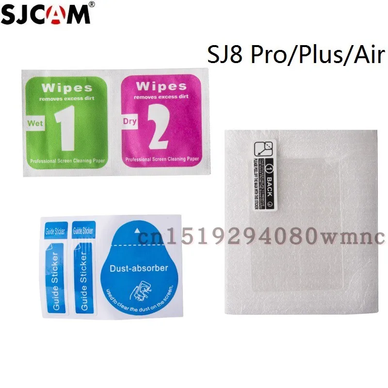 

For Original SJCAM SJ8 Accessories Screen protector/Tempered glass Protective Film for sjcam SJ8 Pro/Plus/Air 4K Action Camera