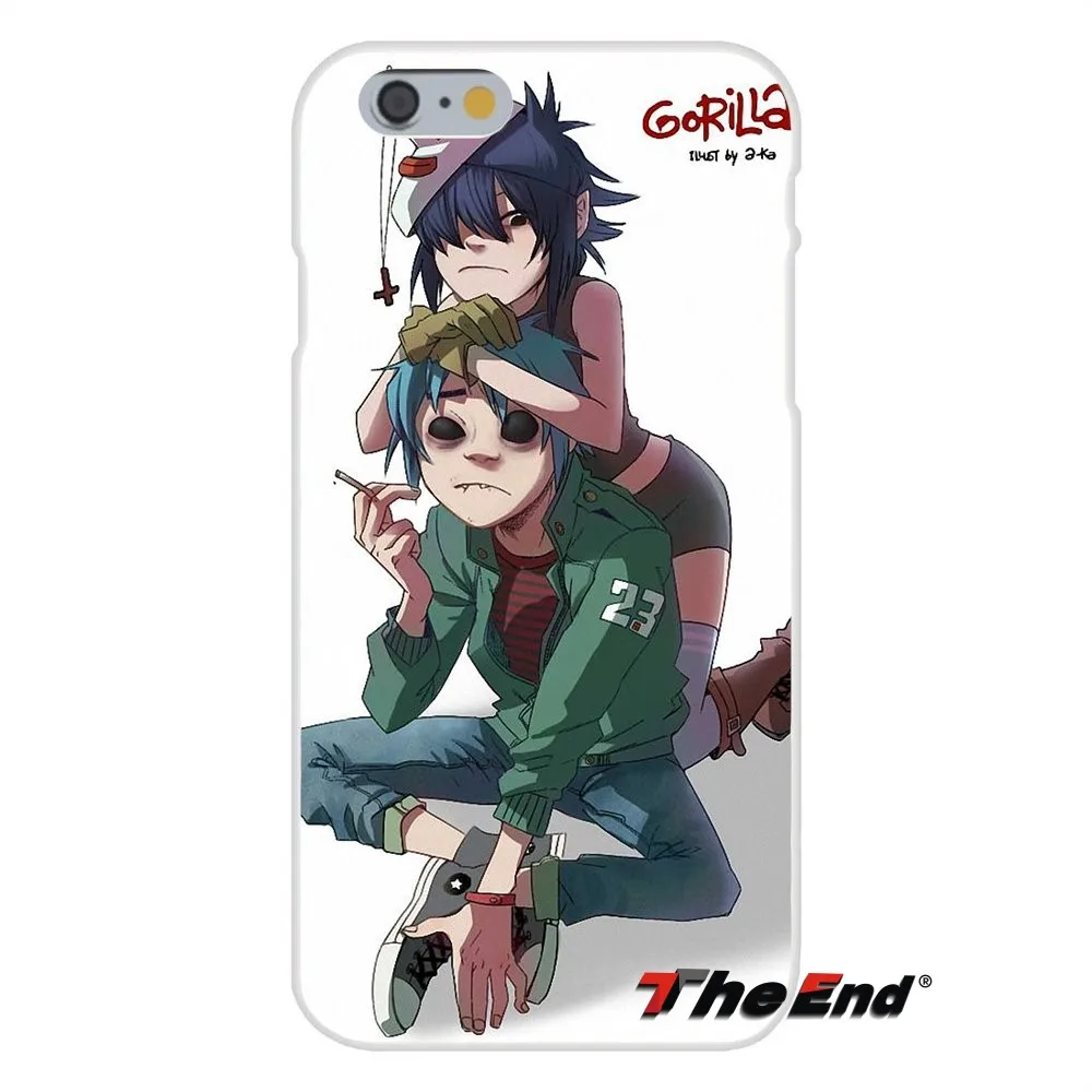 Мультфильм Gorillaz лодка шаблон для HTC один m7 M8 A9 M9 E9 плюс Desire 630 530 626 628 816 820 мягкий