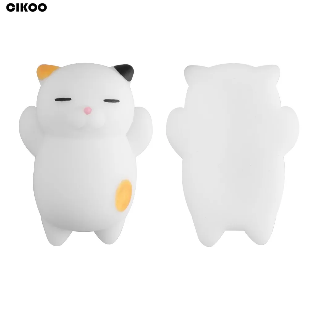 

Cute Mochi Cat Squeeze Healing Fun Kids Cute Abreact Fun Joke Gift Stress Reliever Decor TPR Noverty Anti Stress toys