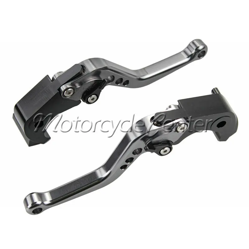 CNC Short Brake Clutch Levers For Kawasaki Ninja ZX6R 636 ZX10R Z1000SX Ninja1000 Tourer Z1000 Z750R Z 1000 750R Gray Lever | Автомобили и