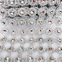 15mm10cm rhinestone chain sew on glue apparel sewing trim diy beauty accessories pearl crystal chains wedding cake decorating
