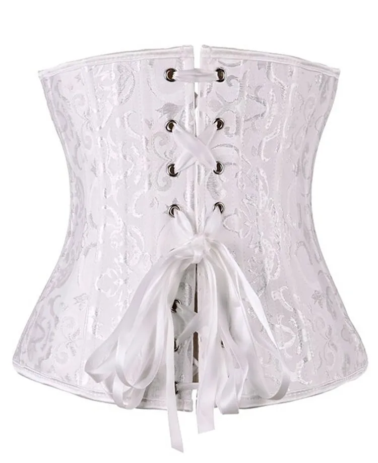 Готический корсет Для женщин сексуальный под грудью Сталь костей с функцией
