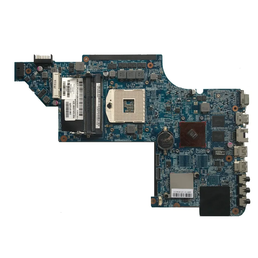 SZWXZY отлично подходит для HP DV6 6000 Материнская плата ноутбука HM65 HD6750/1G 665346 001