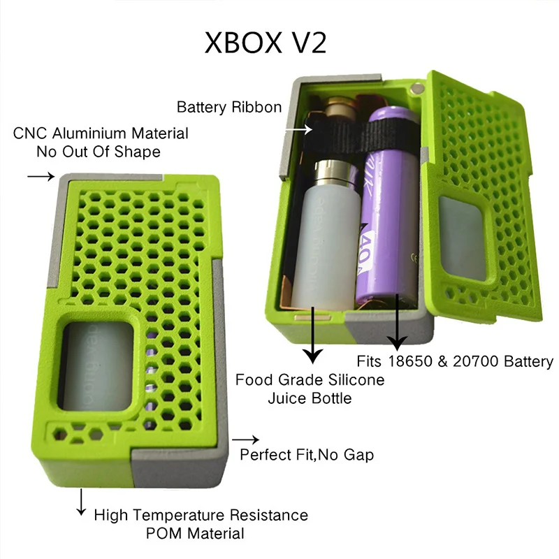 XBOX Squonk бокс мод 8 мл силиконовая Бутылка авто регулировка 510 pin электронные