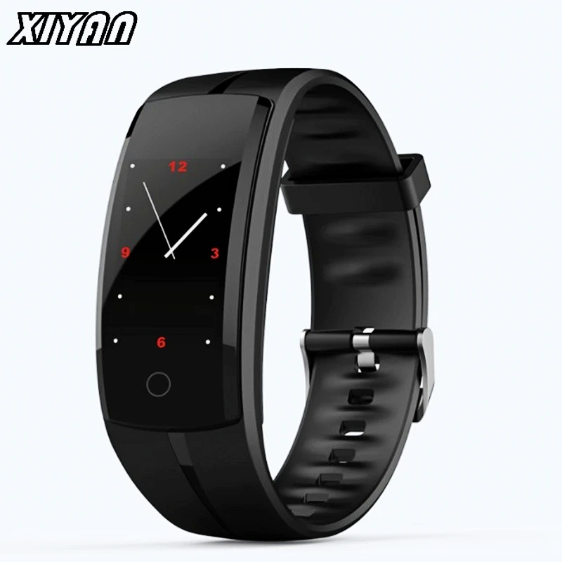 XIYAN QS100 умный Браслет монитор сердечного ритма Смарт Группа крови Давление gps трек