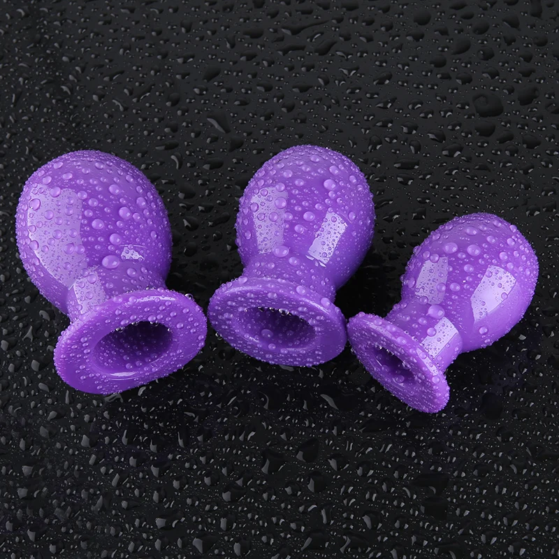 Silicone Butt Plug Douche Enema Anal Dilator Hollow Sex Toys For Woman Men Gay Prostate Massager Vaginal adult |