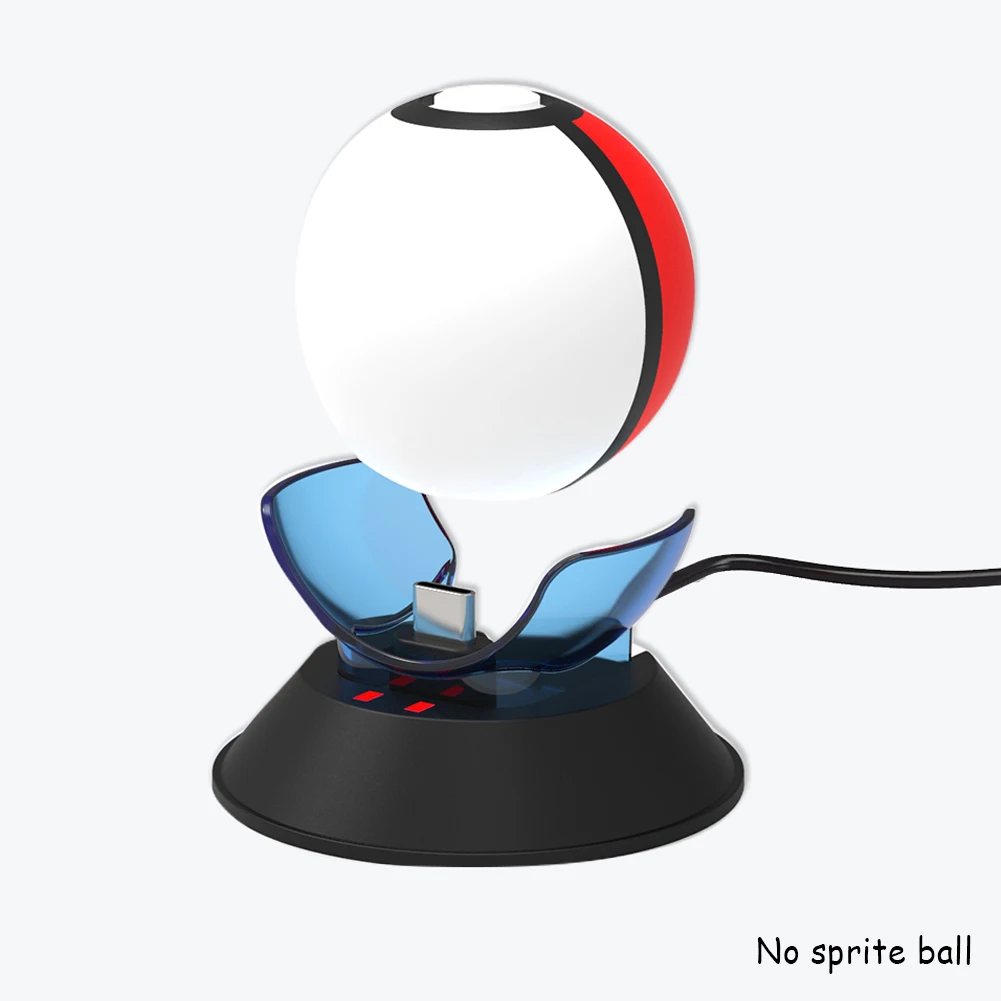 Charging Dock Station Gamepad Charger Led Poke Ball Stand Practical Durable Controller Convenient Easy Use For Nintendo Switch |