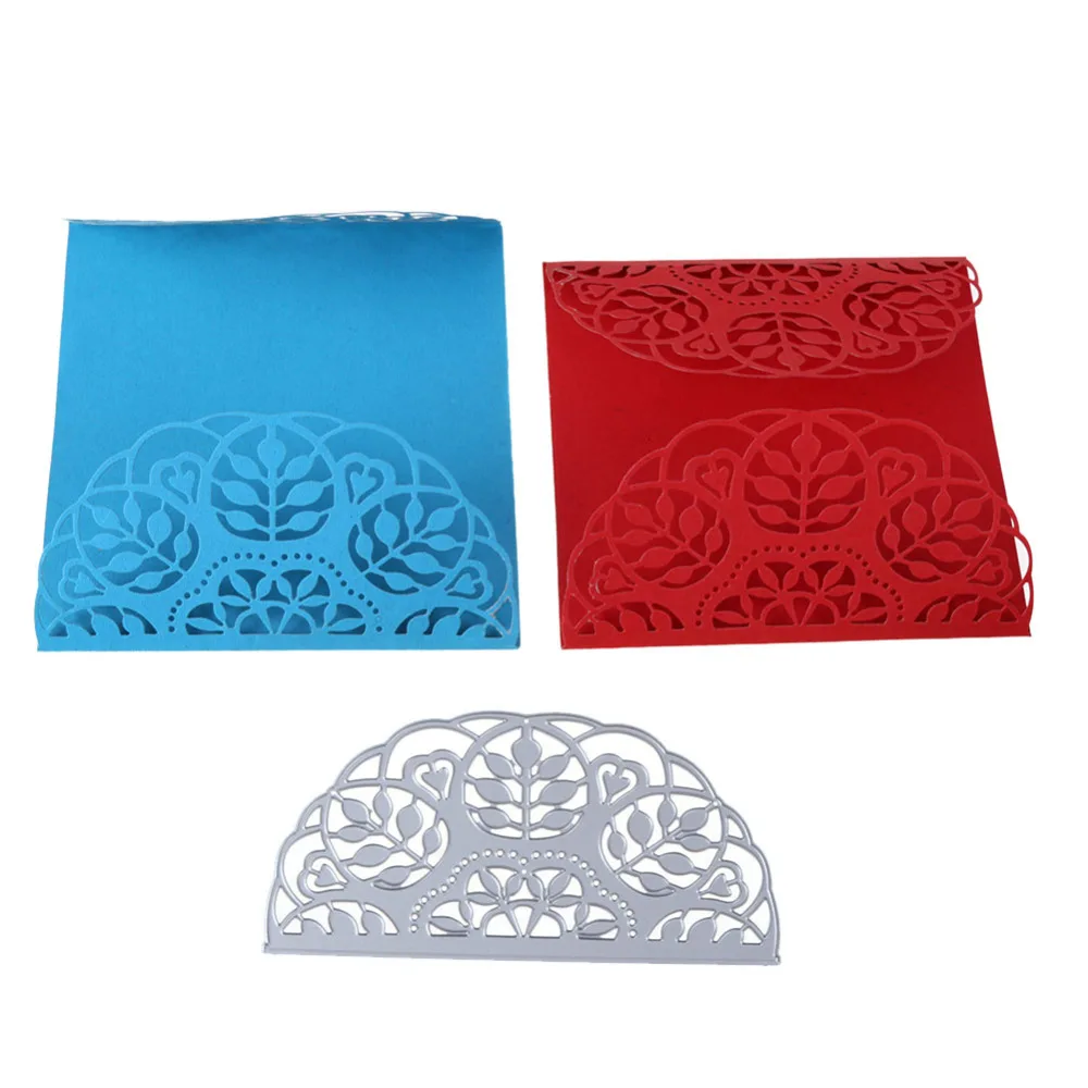 

New 3D Leaves Card Frame Metal Carbon Steel Embossing Cutting Dies Stencil Scrapbooking DIY Paper Cards Making Photo Decoration