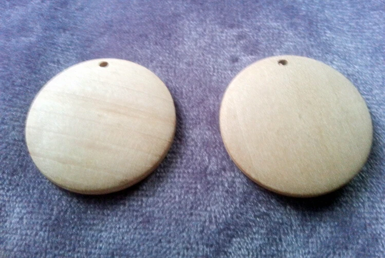 

Бесплатная доставка/Незавершенные деревянные серьги 30 мм