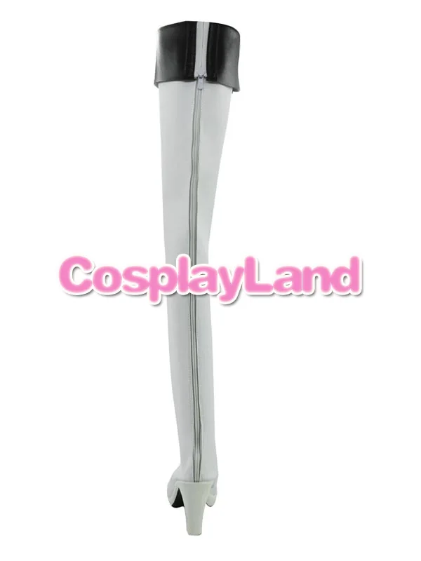 Akame Ga Kill! Белые ботинки для костюмированной вечеринки Женская обувь на высоком