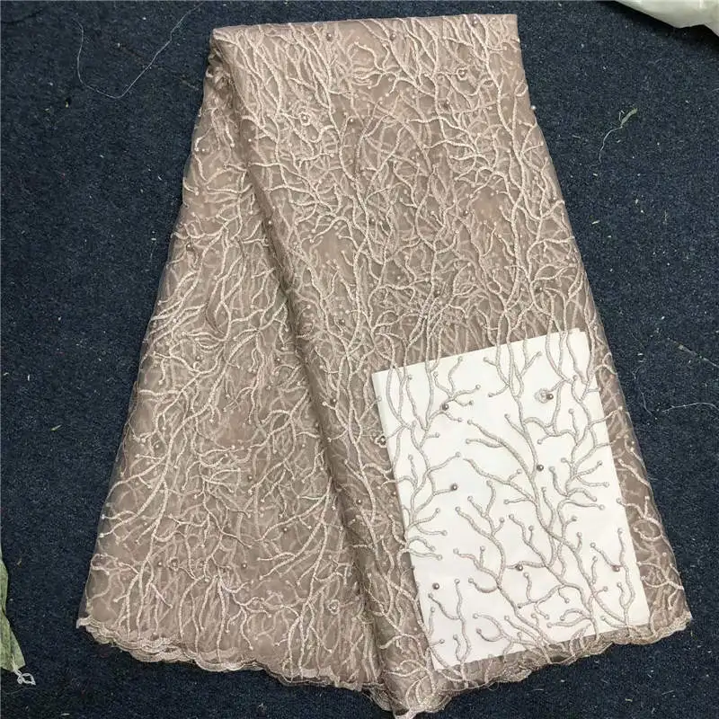 Новинка 2019 красные французские нигерийские кружева ткань вышитая африканская