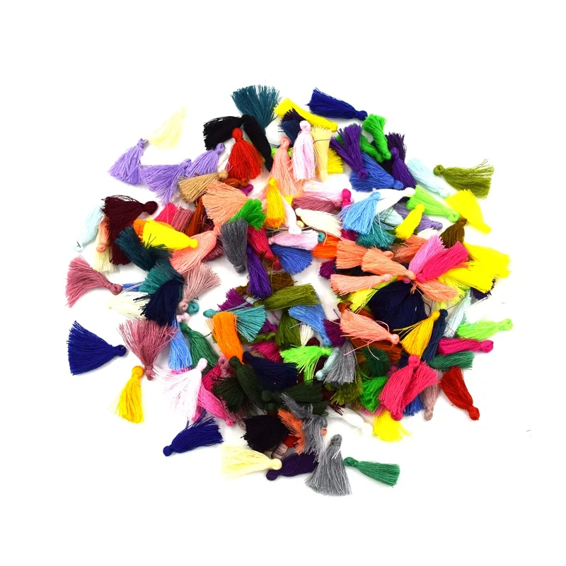 Mixed colors Мода 20-200 шт Ручная работа 30 мм Длинная толстая большая кисточка, чистый хлопок кисточка для DIY кисточка одежда/домашний текстильные аксессуары - Цвет: Mixed colors