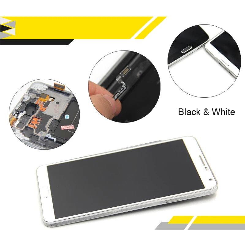 Alibaba China Replacement Compatible for Samsung Galaxy Note 3 N9005 LCD display + touch screen digitizer with frame assembly | Мобильные