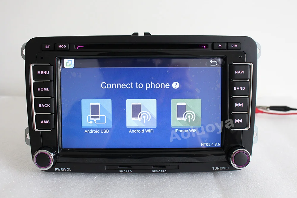 Aoluoya Оперативная память 4 Гб 8-Core Android 8,0 Автомагнитола DVD gps PlayerFor Фольксваген Гольф 5 6 поло Passat Tiguan Jetta EOS Sharan Touran