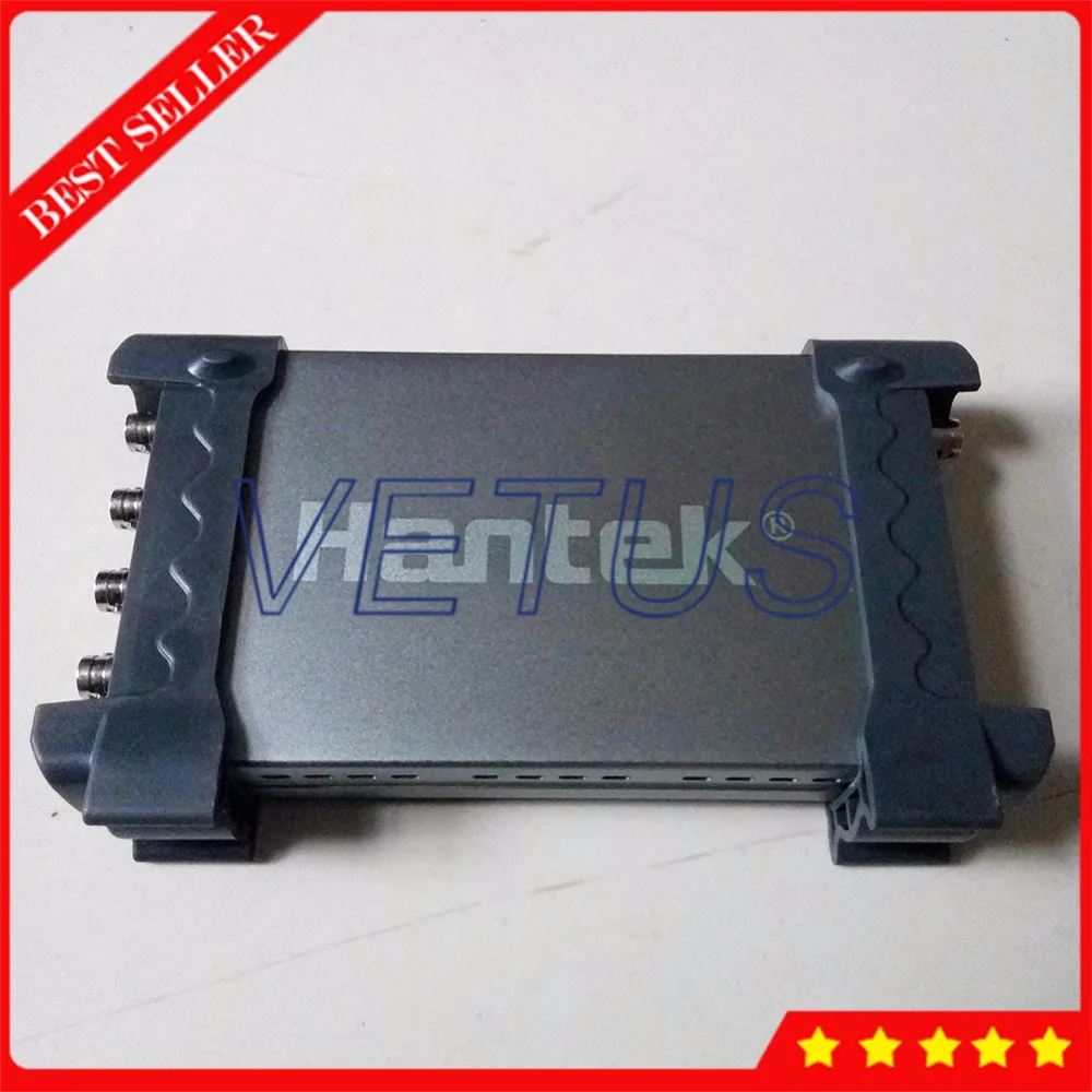 Hantek6254BD ПК портативный 4-канальный осциллограф с 250 МГц 64K USB Скоп произвольный