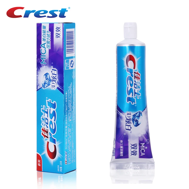 Зубная паста Crest 3D White с двойным эффектом 120 г * 2 шт.|flavored toothpaste|whitening toothpastefluoride