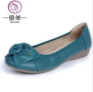 Free shipping Plus size(34-43) women genuine leather flat shoes woman work newest fashion female casual single | Обувь