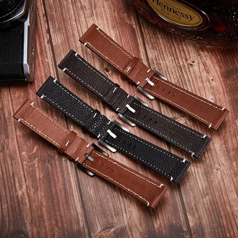 3 цвета 21 мм двухсторонняя натуральная Нержавеющая сталь ремешок для наручных