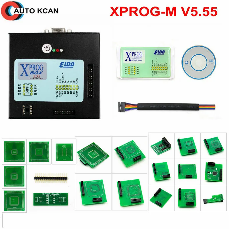 ПРОГРАММАТОР XPROG M V5.55 для настройки чипов ECU X prog 5 55 OBD OBD2 OBDII профессиональный