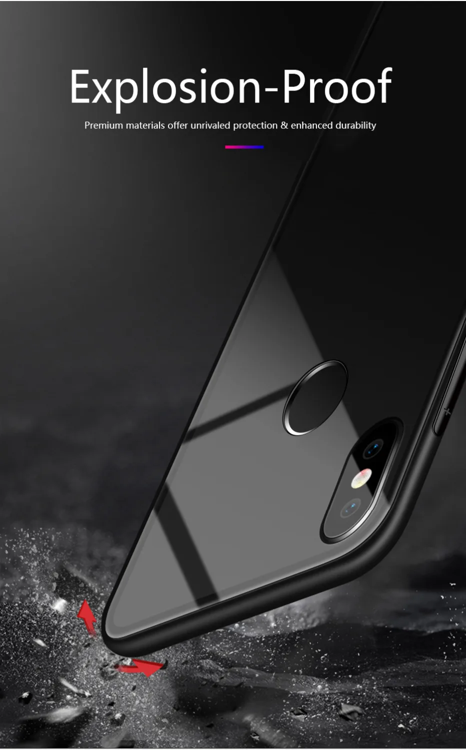 Металлический магнитный чехол для Xiaomi mi 8, закаленное стекло, магнитный адсорбционный чехол для mi 8 SE, стеклянная задняя крышка, бампер Xiaomi mi 8 Lite