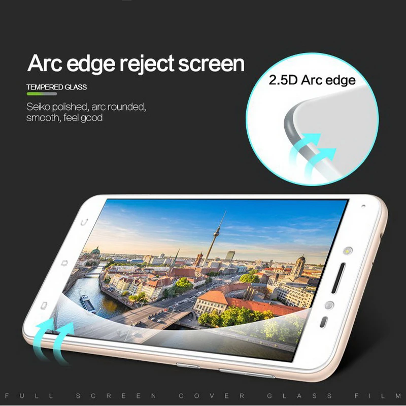 9 H полное покрытие из закаленного стекла для Asus Zenfone Live ZB501KL X00FD протектор экрана ZB