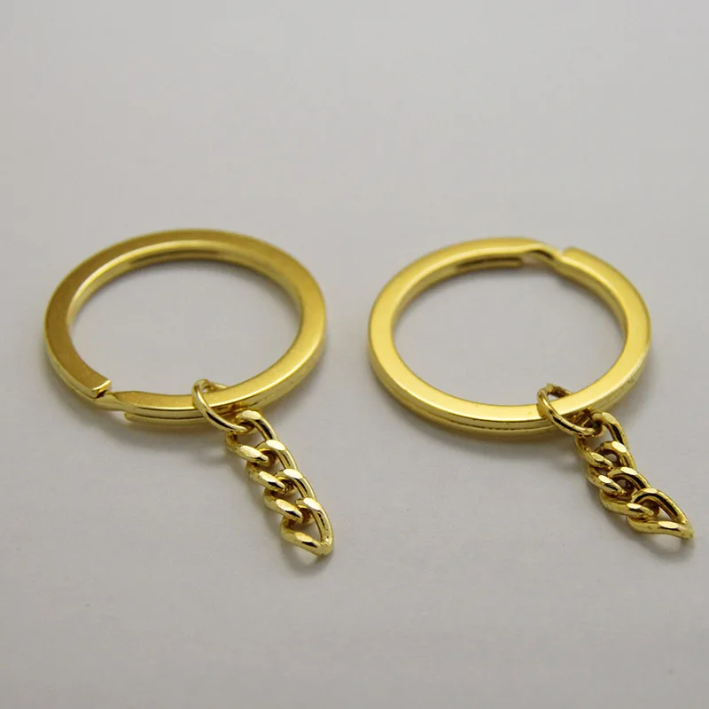 Оптовая продажа 5000 шт./лот металлические кольца для ключей античная бронза