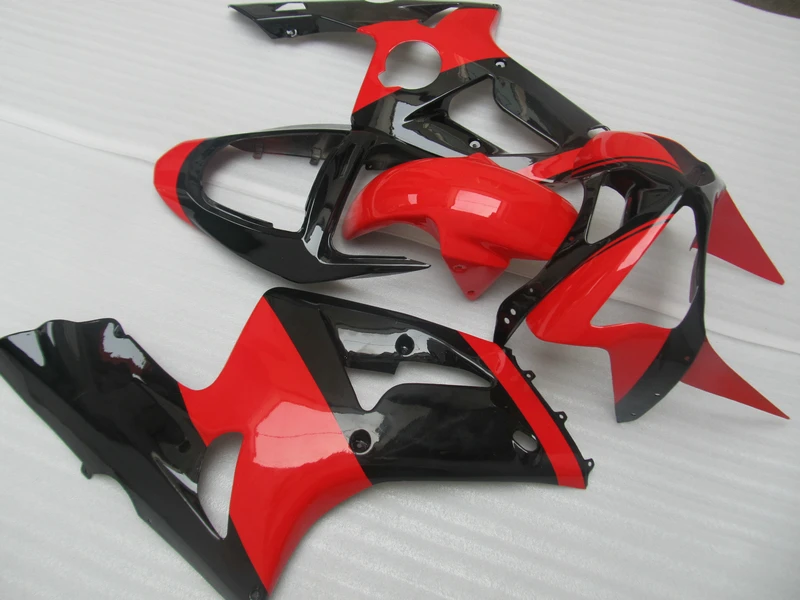 OEM injection mould Fairing kit for Kawasaki NINJA ZX6R 2003 2004 ZX-6R 03 04 red black high grade fairings set PS14 | Автомобили и