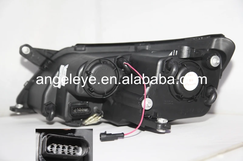 Для Volkswagen Tiguan светодиодный ные фары головного света 2009 2011 год U style TLZ|lamp headlight|tiguan
