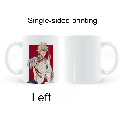 My Hero Academy Bakugou кацуки Кружка Кофе Молоко керамическая чашка креативные DIY подарки Домашний декор кружки 11 унций T734 - Цвет: Черный