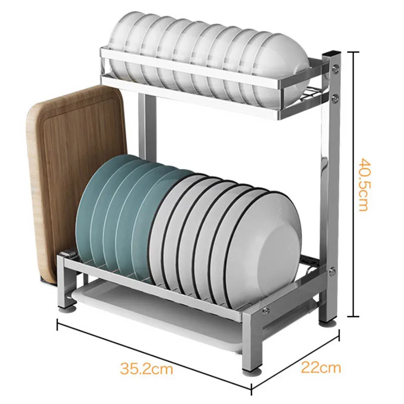 Dish Chopping Rack 304 сушилка для посуды из нержавеющей стали, кухонная стойка, стойка для столовых приборов, держатель для посуды - Цвет: Dish Chopping Rack