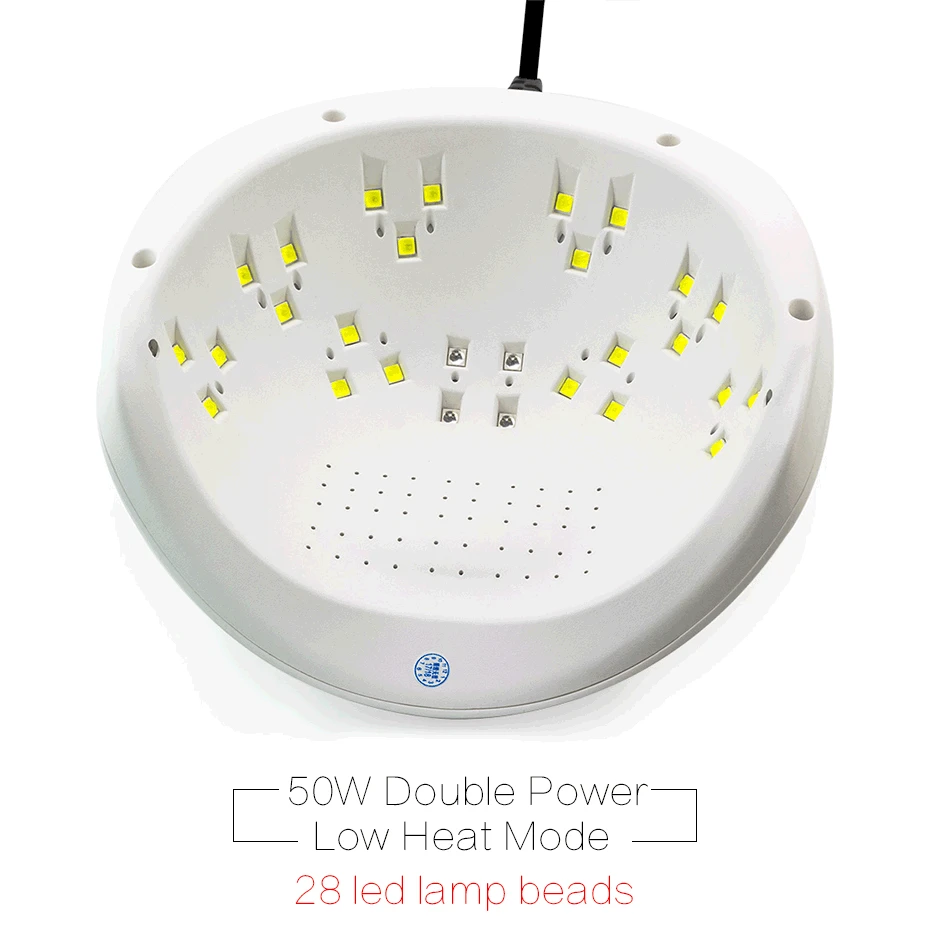 Genailish Sun5se 50 Вт светодиодные лампы для ногтей лампа 28leds сушилка лечения Led UV гель